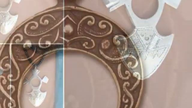 славянский оберег из дерева сварожич