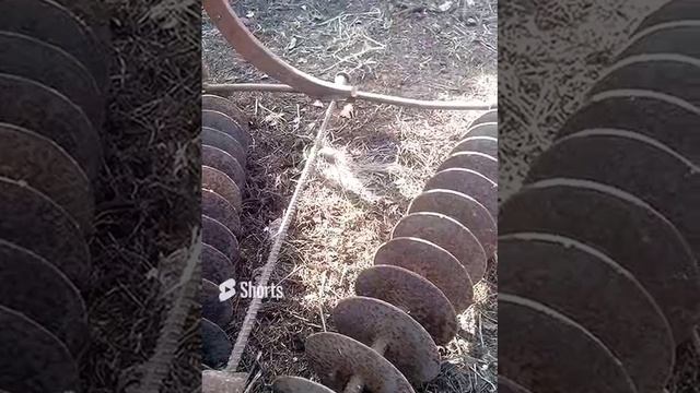 Самодельная дисковая борона для мотоблока