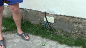 Заправка кабеля в трубу .Простой способ.