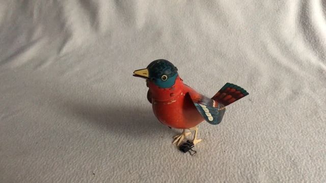Заводная механическая игрушка -Поющая птица.СССР.Редкость смотреть онлайн