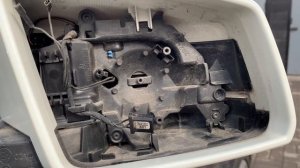 Mercedes benz w204 how to change rear mirror cover замена боковых зеркал лопухов