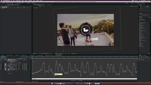 After Effects Tutorial: Audio React Anything смотреть онлайн