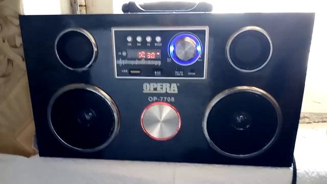 Портативная колонка Opera op 7708 смотреть онлайн