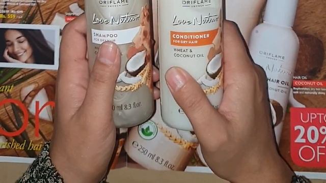 Oriflame||Love Nature Wheat & Coconut Shampoo And Conditioner For Dry Hair смотреть онлайн