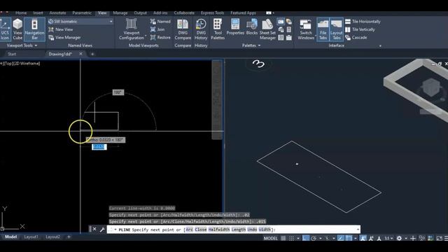 BASIC 3D DOOR & WALL IN AUTOCAD смотреть онлайн