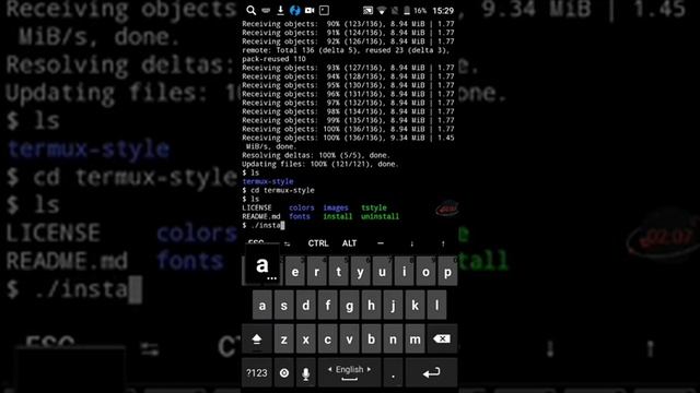 Легкая кастомизация в termux смотреть онлайн