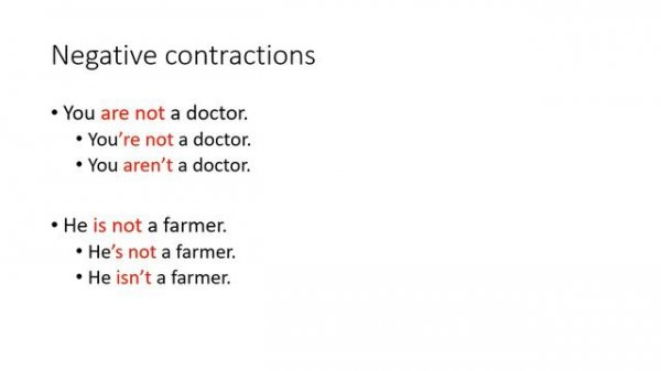 The present simple negative ประโยคปฏิเสธ