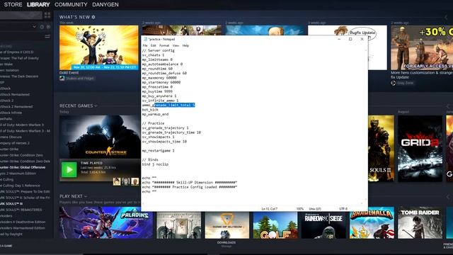 How to create and use PRACTICE CONFIG (for smoke tutorials and more) | CS:GO смотреть онлайн