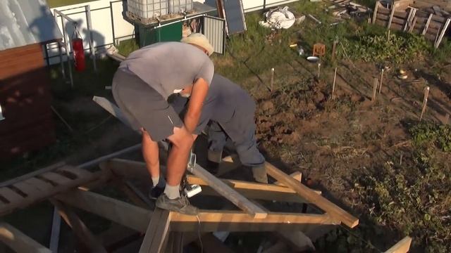 г. Энгельс, стропильная система вальмовой крыши смотреть онлайн