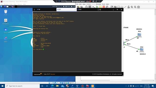 CAM TABLE OVERFLOW USING SCAPY PROJECT VIDEO смотреть онлайн