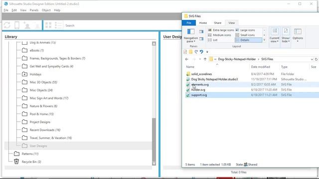 Silhouette Studio 4 How to Open or Import SVG Files смотреть онлайн