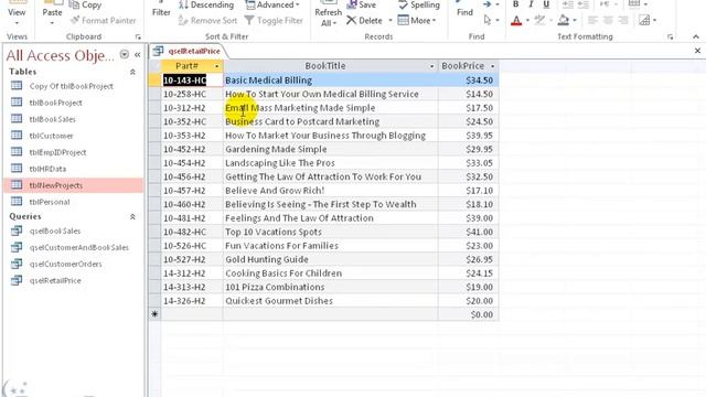 Microsoft Access 2016 Queries: Update Query смотреть онлайн