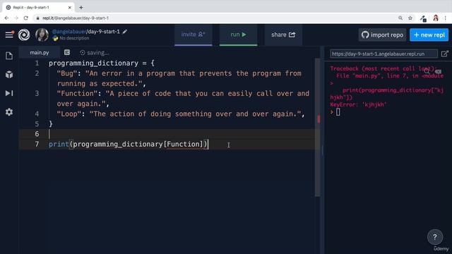 Day 9 - 91-The Python Dictionary Deep Dive смотреть онлайн