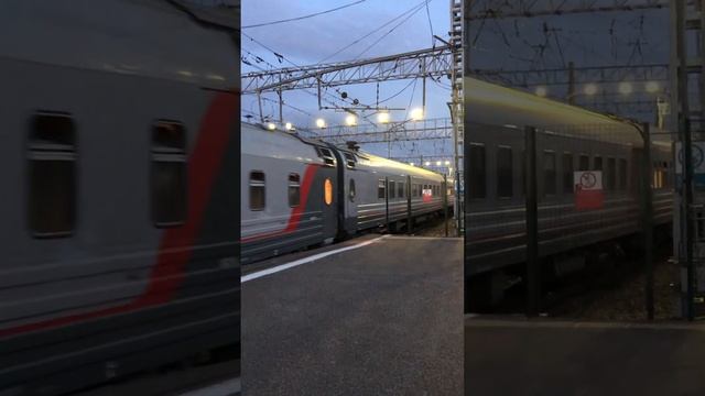 ? Отправление ЭП2К с пассажирским поездом №089А Санкт-Петербург - Волгоград с Московского вокзала. смотреть онлайн
