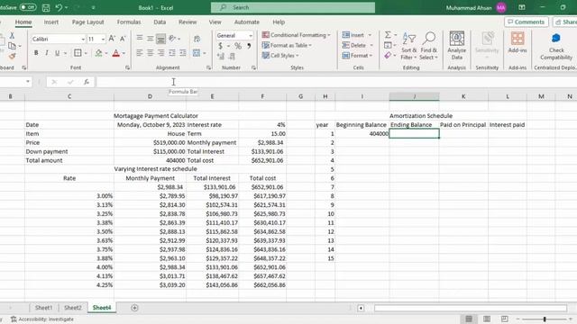 How to create an Amortization Table In Microsoft Excel 365 in 20 Minutes! смотреть онлайн