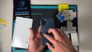Как наклеить гидрогелевую пленку из отдельных частей на корпус телефона. На примере iPhone 12 Pro
