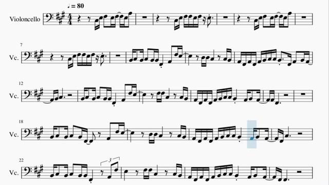 Cello Sheet Music: How to play The Real Folk Blues (Cowboy Bebop) by The Seatbelts смотреть онлайн