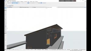 Стропильная система, крыша в ArchiCad21.