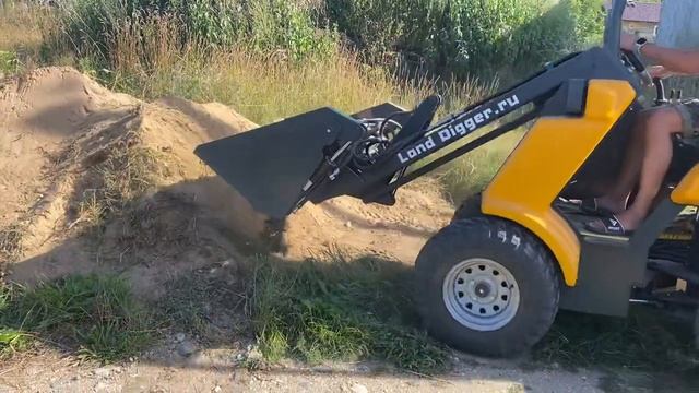 Отзыв минипогрузчик ленд диггер от компании ДонСпецБур Land Digger 400? смотреть онлайн