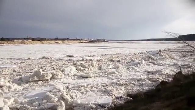 р. Сухона, вид на п. Новатор смотреть онлайн