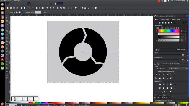 Inkscape for Beginners: Circle Infographic Tutorial смотреть онлайн