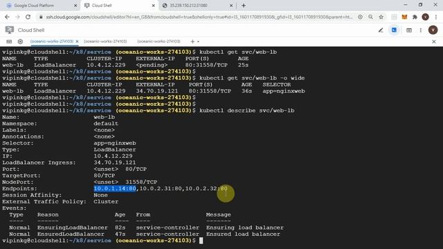 54 Kubernetes LoadBalancer Service - 2 demo | Kubernetes Full Course | GKE for Beginners смотреть онлайн