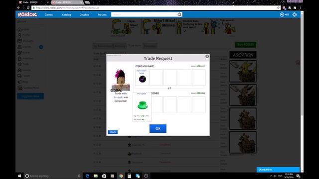 ROBLOX Trading! Episode 4! [MAJOR VALUE GAINS AND OP TRADES] смотреть онлайн