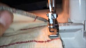 Оверлок Janome My Lock 205D.Регулировка строчки