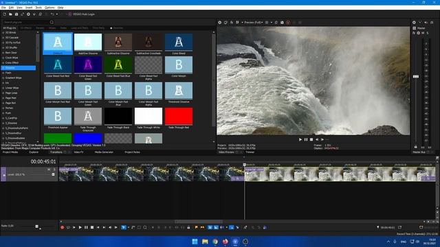 Как сделать красивые и крутые переходы в Vegas Pro 19 смотреть онлайн