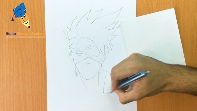 How To Draw Kakashi Hatake - Step By Step For Beginners | Draw Kakashi - Drawing Anime Characters