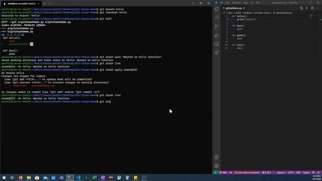Git Stash смотреть онлайн
