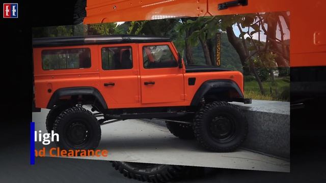 Meet Giant 1/8 Scale RC Land Rover Defender | Double E D110 смотреть онлайн