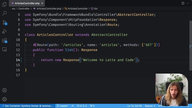 Cómo crear una API con Symfony 6 desde cero. Capítulo 2. Controladores #symfony #php смотреть онлайн