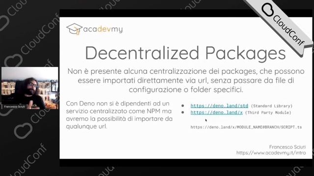 CloudConf on Air 2020 - Deno - L'anagramma di Node - di Francesco Sciuti смотреть онлайн