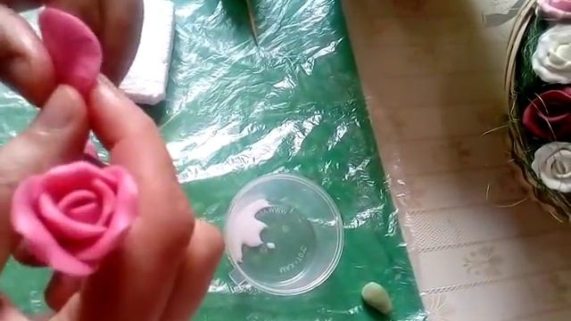 Лепка роз из холодного фарфора.Без молдов,для начинающих смотреть онлайн