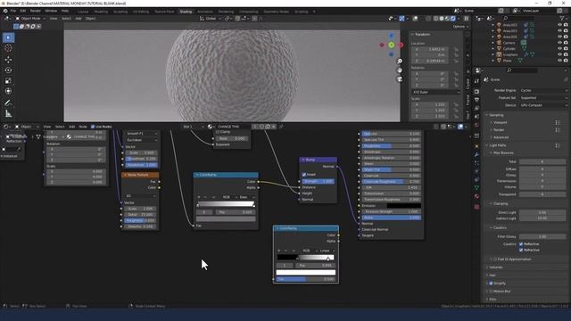 CREATE A PROCEDURAL MODELLING CLAY MATERIAL FOR BLENDER смотреть онлайн