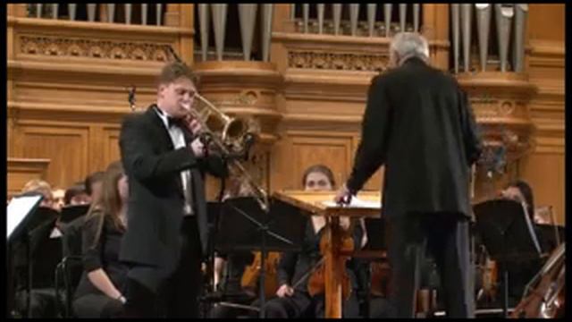 Great Hall of Moscow conservatory A Arutyunyan trombone concerto смотреть онлайн
