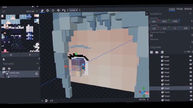 Skin 4D Eula | Genshin Impact | Minecraft Pe | TimeLapse | Skyrrel смотреть онлайн