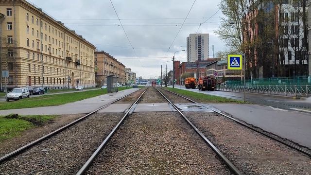 Сравнение ремонта трамвайных путей до\после на Кронштадтской улице [2023] смотреть онлайн