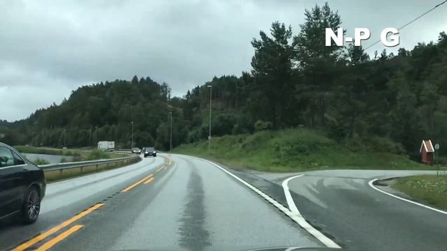 Driving from Stavanger to Oslo (Norway) Norge Part 1 смотреть онлайн