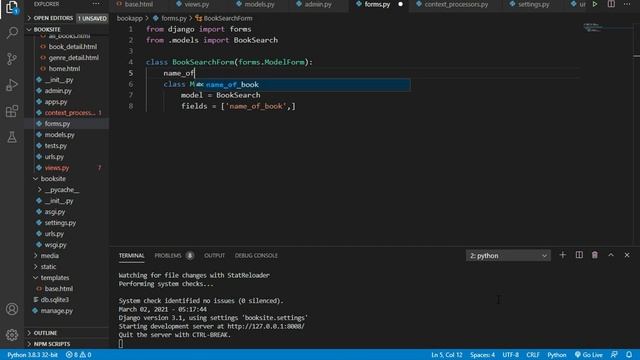 Create a Search bar with Django || Book Website with Django part 4 смотреть онлайн