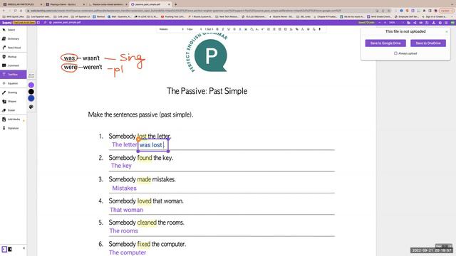 Past Simple Passive смотреть онлайн