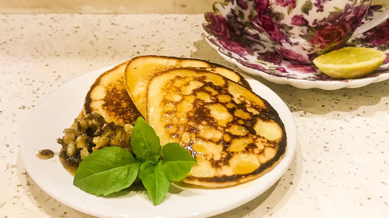 БЫСТРО и ДЕШЕВО к ЧАЮ - Оладьи на СМЕТАНЕ и Кипятке РЕЦЕПТ