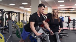 тяга Т грифа узкий хват