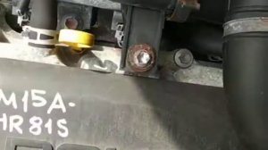 Видео работы двигателя M15A HR81S