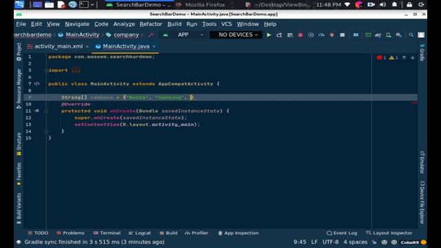 How to Add SearchView In Android Studio | Using View Binding Latest Api Android смотреть онлайн