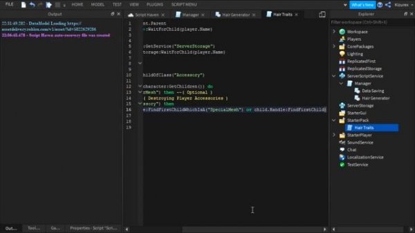 How To Make A Hair Color Generator | Roblox Studio