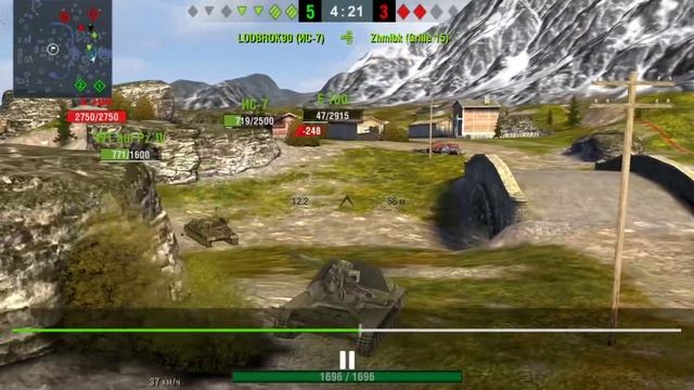 WT Auf Pz.VI (вафля) 9lvl Wot Blitz