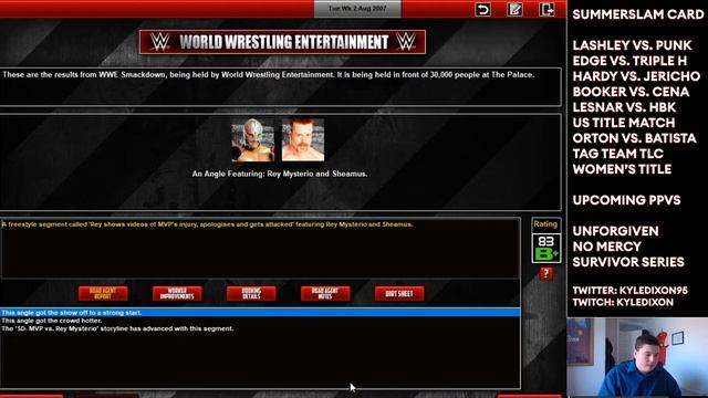 TOTAL EXTREME WRESTLING 2016 | 2007 DATABASE (13) | SUMMERSLAM смотреть онлайн