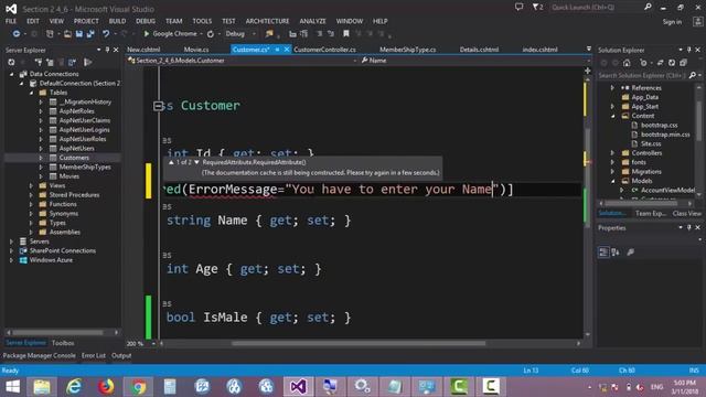8 - Sec 4 MVC (Foreign Key with EF,Html Helper, Add, Update, Delete and Validation ) смотреть онлайн